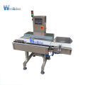 High Performance Food Package CW1000 Weight Checking Automatic Conveyor Check Weigher Mahine With Pusher Rejector